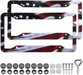 American Flag License Plate Frame H