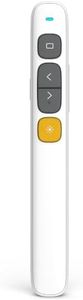 NORWII N29 Presentation Clicker Slide Pointer Clicker for Powerpoint Presentations, Wireless Presenter with Hyperlink & Volume Control, Presentation Remote (White)