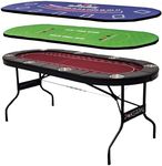 8 Player Poker Table with 2 Interch