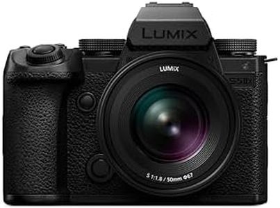 Panasonic LUMIX S5IIX Mirrorless Camera, 24.2MP Full Frame Phase Hybrid AF, Unlimited Recording, 5.8K Pro-Res, RAW, IP Streaming, 20-60mm F3.5-5.6 + 50mm F1.8 Lenses, LUMIX Digital Camera, DC-S5M2XWK9