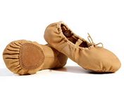 The Dance Bible Adult Stretch Mesh Soft Canvas Split Sole Ballet Dance Shoes (Tan, 42/5.5UK/24.5cm)