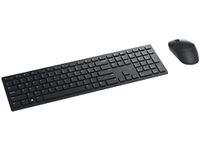 DELL Pro Wireless Keyboard and Mouse KM5221W French Canadian KM5221WBKB-FRC Black USB Wireless Receiver 2.4 GHz Wireless Keyboard