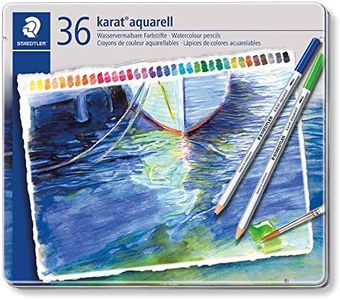 Staedtler Karat Aquarell Premium 125M36 Watercolor Pencil (Set of 36 Colors)