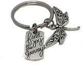 Heart Projects Find Joy In The Journey Dragonfly Keychain, Inspiratinoal Graduation Gift