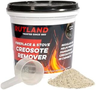 Rutland Creosote Remover, Fireplace, Wood Stove & Chimney Cleaner, 2 lb Tub