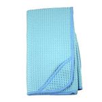 Microfibre Waffle Weave Mesh Texture Car Cleaning & Detailing Cloth 40 x 40cm