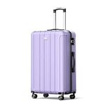 Strenforce Carry On Luggage 20 Inch Hardside ABS Suitcase with TSA Lock,Lavender Purple