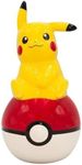 Silver Buffalo Pokémon Pikachu and Poké Ball Ceramic Coin Bank