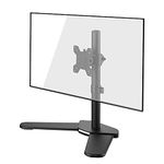 Monitor Arm Single, Monitor Arm Desk Mount for 13-27 inch Screens Height Adjustable Monitor Stands for Desks Free-Standing 360 Rotation VESA Mount Monitor Dtands, PC Monitor Stand ML6401