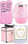 50th Birthday Gifts for Women, 50th Birthday, 50th Birthday Tumbler, 50th Birthday Decorations for Women, Gifts for 50 Year Old Woman, Turning 50 Year Old Birthday Gifts Ideas for Women