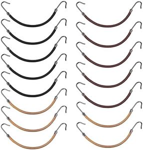 REQAG 15 Pezzi ganci elastici per capelli per capelli elastici per capelli legami per capelli elastici per acconciature per coda di cavallo titolare per tutti i tipi di capelli