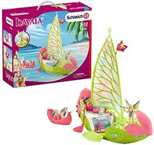 Schleich 42444 bayala play set - El mágico barco de flores de Sera, juguetes a partir de los 5 años