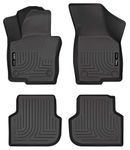 Husky Liners 98831 Custom Fit WeatherBeater Molded Front and Second Seat Floor Liner Set for Select Volkswagen Jetta Models (Black)