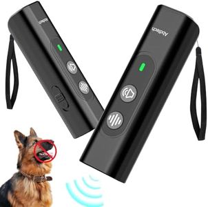 Abdtech Anti Barking Device for Dogs - Dog Bark Deterrent Devices for Stopping Bad Dog Behavior - Ultrasonic Dog Bark Deterrent, Refuse to Shout and Slap - Best Anti Barking Device Rechargeable