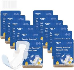 SOFFAIR Waterproof Pads for Swimming, Skin Friendly Private Area Protection, Waterproof Private Patches, Dirt Prevention for Swimming, Daily Activities, Bathing, Spa & Water Sports (12)