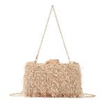 LHHMZ Women Elegance Tassel Clutch Bag Stylish Shoulder Bag Wedding Party Bag Valentines Gift Bag