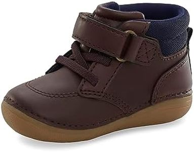Stride Rite Unisex-Child Sm Gannon Fashion Boot, Brown, 6 Wide Toddler