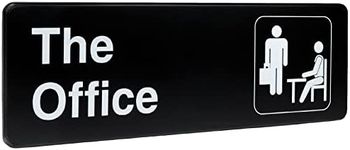 EXCELLO GLOBAL PRODUCTS 17"x5.6" The Office Sign: Perfect Wall Decor