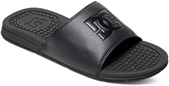Dc shoes Bolsa-Slides Sandals for Men, Sandalia Hombre, Negro, 42 EU