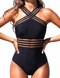Hilor Swimsuit for Women Best Tummy Control Swimwear Slimming One Piece Bathing Suits Black S/US4-6