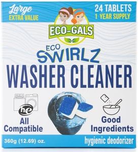 Eco-Gals Eco Swirlz Washing Machine Cleaner, 24 Count