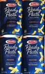 Barilla Fully Cooked Ready Pasta, Variety 4 Pack: 1 Pouch each of Rotini, Penne, Elbows, Gemelli (8.5 Ounces each Pouch)