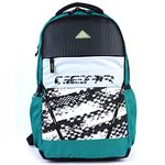 Gear School04 38L Large Casual Standard Backpack/School Bag/Daypack For Boys/Kids(Green-Black)