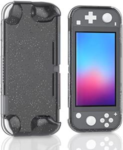 ECHZOVE Glitter TPU Case for Nintendo Switch Lite, Glitter Protective Case for Nintendo Switch Lite-Black