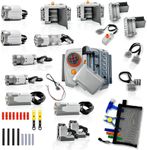 YUN.arbor 44PCS Power Function Kit Set Motor Battery Infrared-Remote-Control Receiver Train Adjustable Speed ​​Motor Parts, Motor Power Change Parts Compatible with mainbrands Technic-Parts