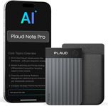 Plaud Note Pro AI Voice Recorder, Transcribe & Summarize with AI Note Taker for Meetings & Calls, Professionals & Teams, Supports 112 Languages, Ultra-Slim, InstantView Display, Case Included, Black