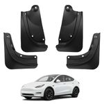 BASENOR 2024 Upgraded Tesla Model Y Mud Flaps Splash Guards Winter Vehicle Sediment Protection No Need to Drill Holes Vehicle Tire Protector Mudflaps All Weather Tesla Exterior Accessories (Set of 4)