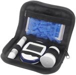 Diabetic Supplies Travel Case, Diabetic Organizer Carrying Case Kit, Diabetes Testing Kit Case, Blood Glucose Meter Storage Bag, Diabetic Supplies Carrying Case, Diabetes Storage Bag for Glucose Meter