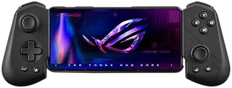 ASUS ROG Tessen Mobile Gaming Controller For Android Phones – Foldable, Compact, Low-Latency Wired USB-C, Console-Grade Joysticks, Programmable Rear Paddles, Fast Charging, RGB, Phone Case-Compatible