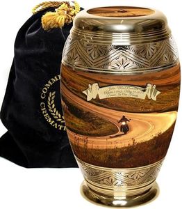 Highway to Heaven Cremation Urn for Ashes Adult Male - Personalized Cremation Urns for Human Ashes Adult Man Decorative Urns - Beautiful Handcrafted Urns for Ashes Extra Large Urn for Ashes Adult Male