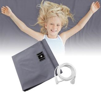 Grounding Bed Sheets, 5% Conductivity Silver Fibre, Therapy Sleep Wellness, Promotes Blood Circulation, Improves Stress and Anxiety,with 15ft Grounding Wire, Gray(Half,35x90IN)