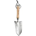 Kent & Stowe Capability Trowel, Compact and Multi-Functional Garden Trowel with Serrated Edge and Hammer, Classic All Year Round Garden Tools Made from Stainless Steel and Ash Wood