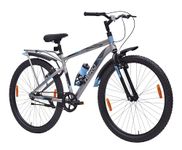 Hero Slingshot 26T Mountain Bicycle for Mens | Rigid Suspension | Internal Carrier | Ideal for Adults (Grey-Blue)