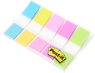 Post-it Flags with On-the-Go Dispenser, Assorted Bright Colors, 1/2-Inch Wide, 100/Dispenser, 1-Dispenser/Pack