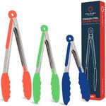 Silicone Kitchen Tongs with Silicon