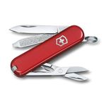 Victorinox Swiss Army Knife - FRESH. STYLISH. COLORFUL SWISS CLASSICS - 7 Function, Multitool with a Pair of Scissors - Red, 58 mm