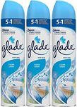 glade 3 x Aerosol Air Freshener 300ml - Clean Linen
