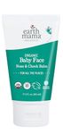 Earth Mama Organic Baby Face Nose & Cheek Balm For Dry Skin, 2-Fluid Ounce