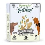 Naturediet - Feel Good Wet Dog Food, Natural and Nutritionally Balanced, Senior-Lite, 390g (Pack of 18)