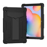 TianTa Huawei MediaPad T5 10 10.1 inch Case, Hybrid Heavy Duty Defender Shockproof High Impact Protective with Built-in Kickstand for Huawei MediaPad T5 10 10.1 Inch Tablet - Black/Black