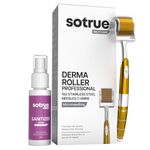 Sotrue Professional Derma Roller For Hair Growth 1 mm with 192 Stainless Steel Needles | Repairs Damaged Hair, Activates Hair Follicles | For Hair Fall & Hair Thickening | Reduces Acne Scars | Safe & Effective To Use