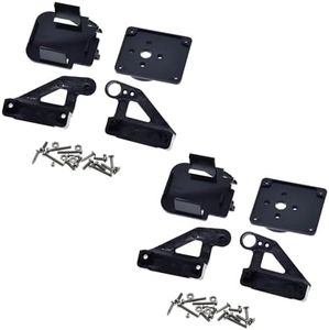 ThtRht 2 Pack Pan Tilt Camera Servo Horns Mount Bracket Platform Anti-Vibration Head Stand for Aircraft 2 Axis FPV Plane PTZ Aerial Photography 9G SG90 ESP32-CAM Drone Arduino Raspberry