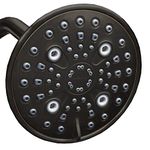 ShowerMaxx, Elite Series, 6 Spray Settings 6 inch Adjustable High Pressure Rainfall Shower Head, MAXX-imize Your Rainfall Experience with Rain Showerhead in Oil Rubbed Bronze Finish