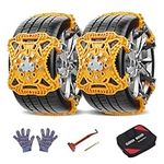 Snow Chains for Car 6 Pack, Emergen