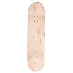 Holdfiturn 8 Inch Blank Double Concave Skateboards 8-Layer Natural Skate Deck Board for DIY Art Deck Wood Maple