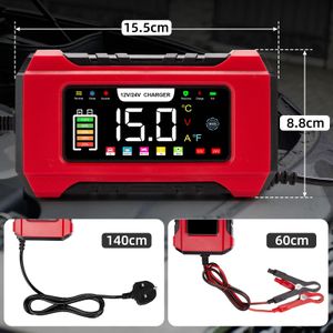 Aptliton 15-Amp Car Battery Charger – Fast Charging for Vehicles